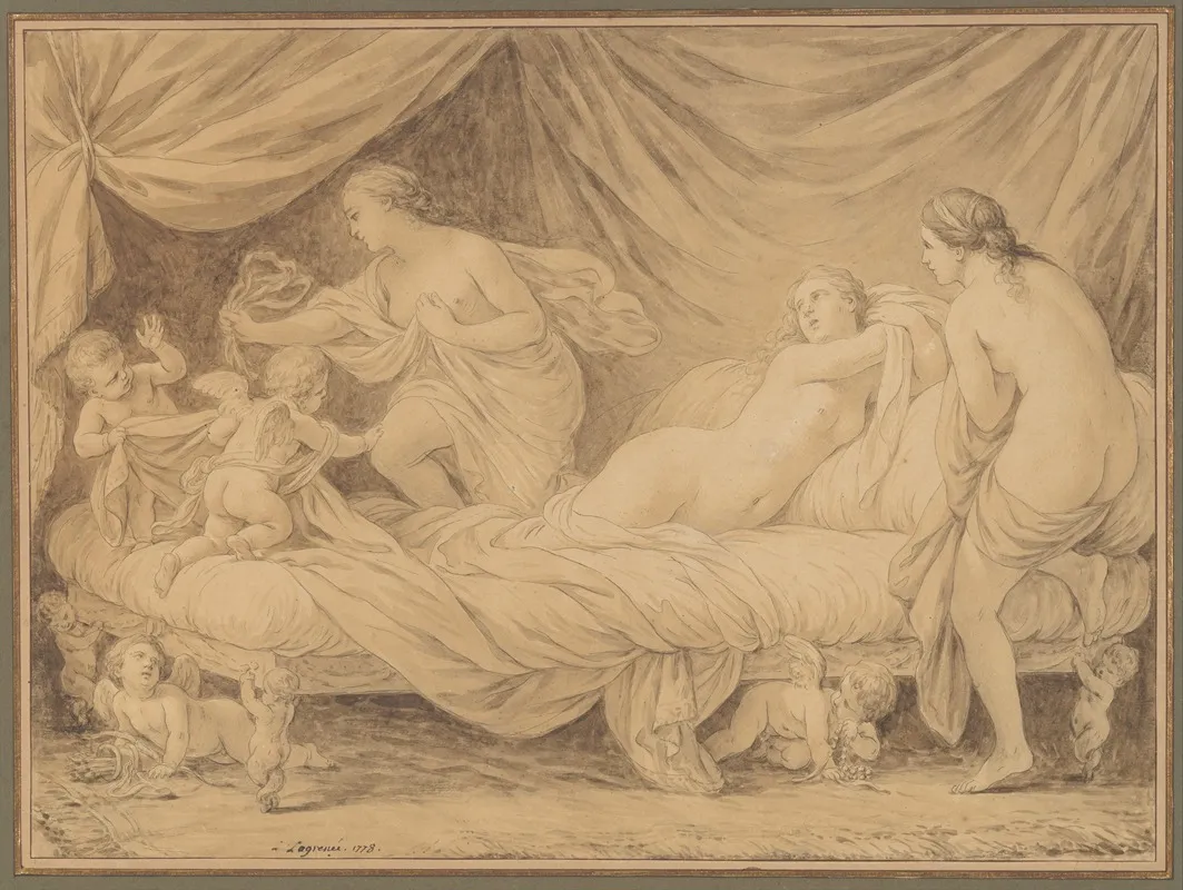 Les Graces Lutinees Par Les Amours