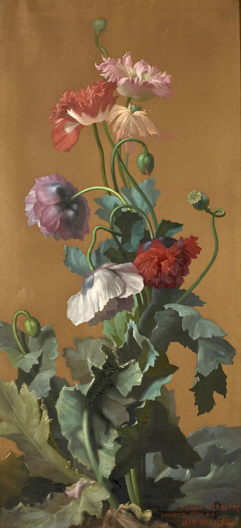 Les Grand Pavots Wall Art by Jean Benner - High-Resolution Digital Print
