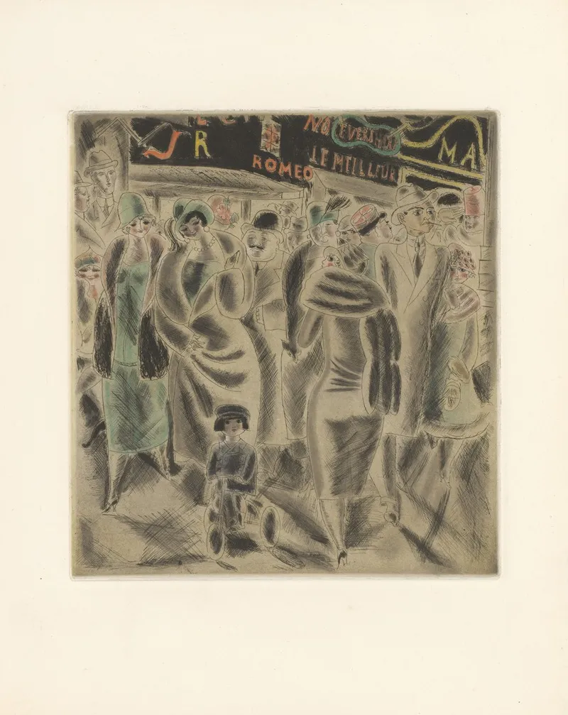 Les Grands Boulevards 2 Wall Art by Chas Laborde - High-Resolution Digital Print