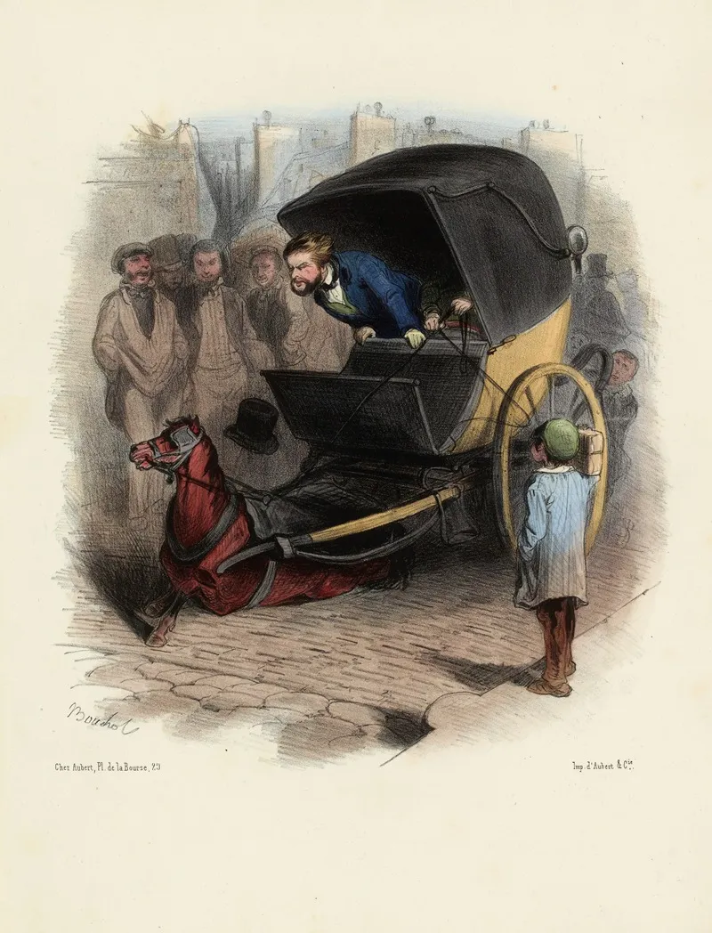 Les Inconvenients Du Pavage En Bois Wall Art by Frédéric Bouchot - High-Resolution Digital Print