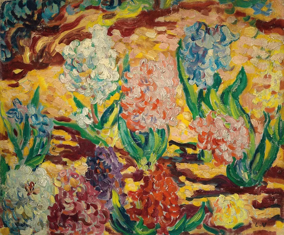 Les Jacinthes Wall Art by Louis Valtat - High-Resolution Digital Print