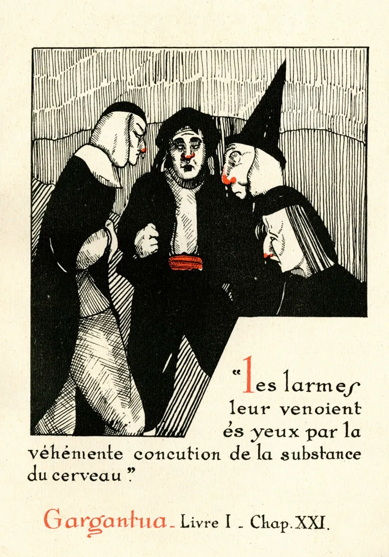 Les Larmes Leur Venoient Es Yeux Par La Vehemente Concution De La Wall Art by Laboratoires de l'Oliphedrol - High-Resolution Digital Print