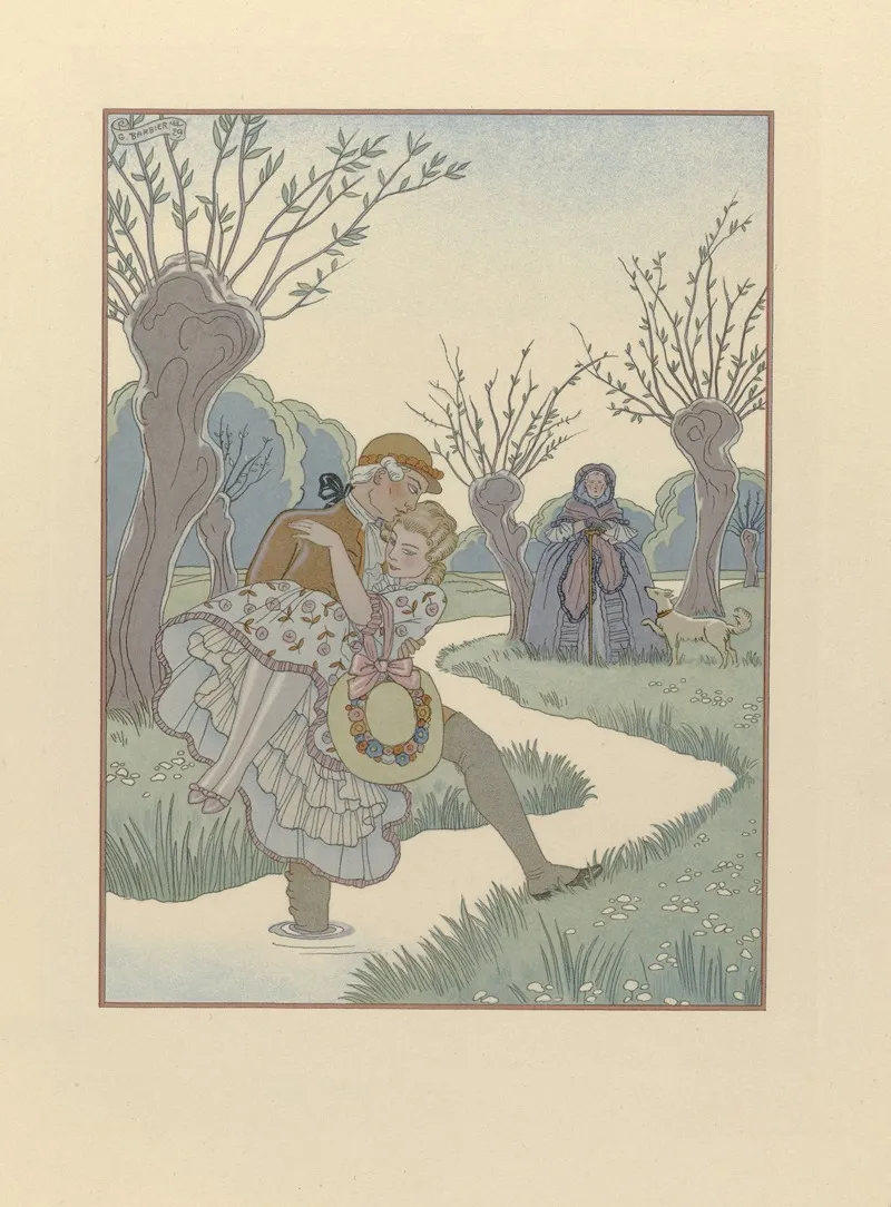 Les Liaisons Dangereuses 3 Wall Art by George Barbier - High-Resolution Digital Print