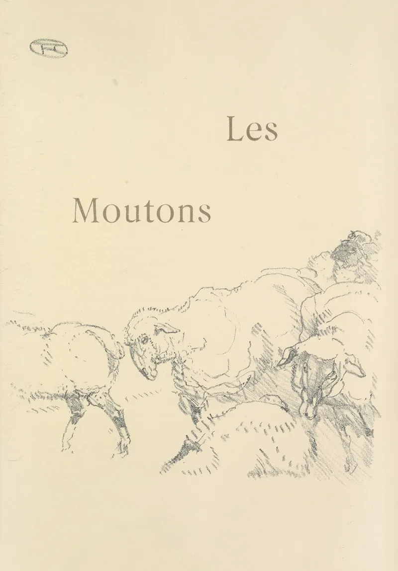 Les Moutons Wall Art by Henri de Toulouse-Lautrec - High-Resolution Digital Print