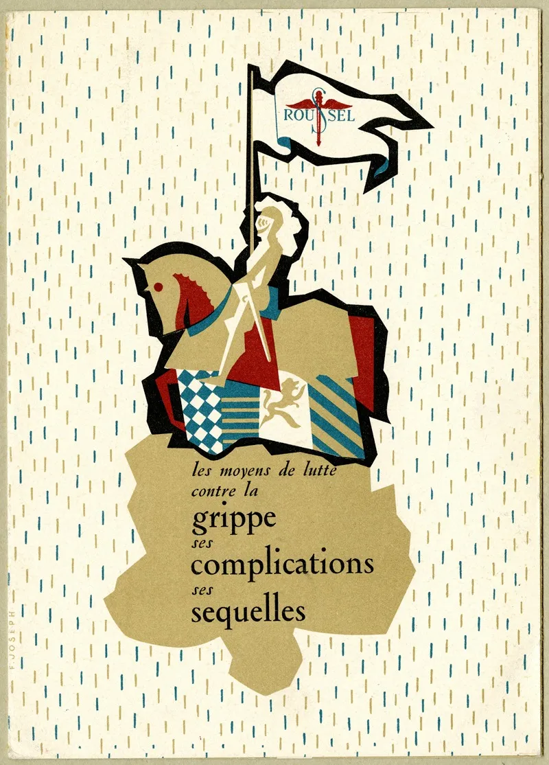 Les Moyens De Lutte Contre La Grippe Wall Art by F. Joseph - High-Resolution Digital Print