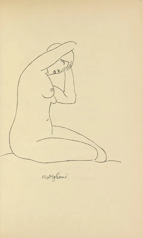 Les Nymphes 1 Wall Art by Amedeo Modigliani - High-Resolution Digital Print
