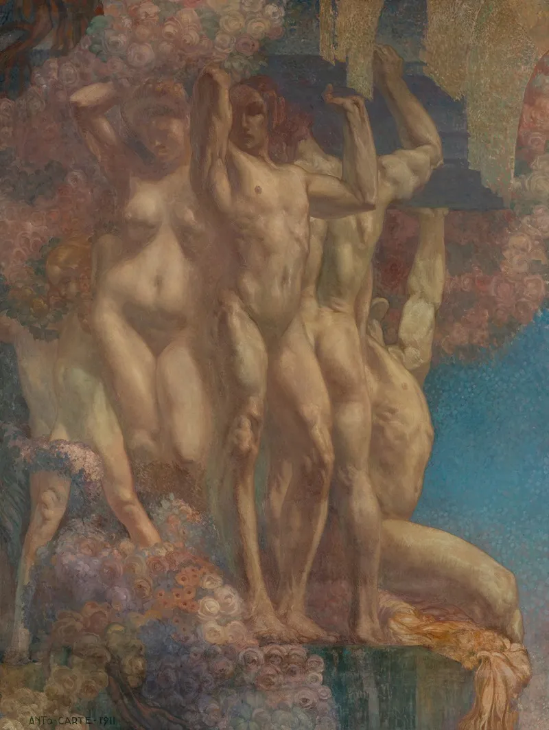Les Nymphes Wall Art by Anto Carte - High-Resolution Digital Print