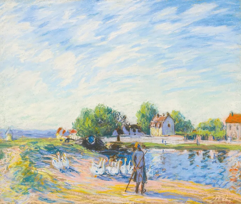 Les Oies A Saint Mammes