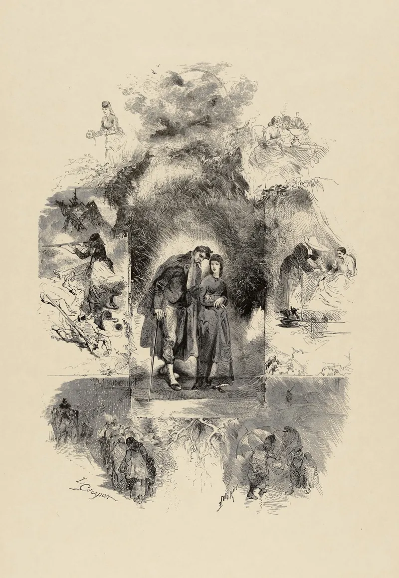 Les Parisiennes Pendant Le Siege Wall Art by Edmond Morin - High-Resolution Digital Print