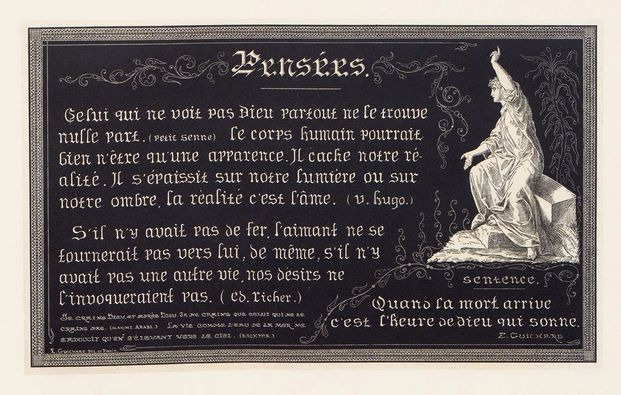 Les Petits Alphabets Du Brodeur Pl 21 Wall Art by Édouard Guichard - High-Resolution Digital Print