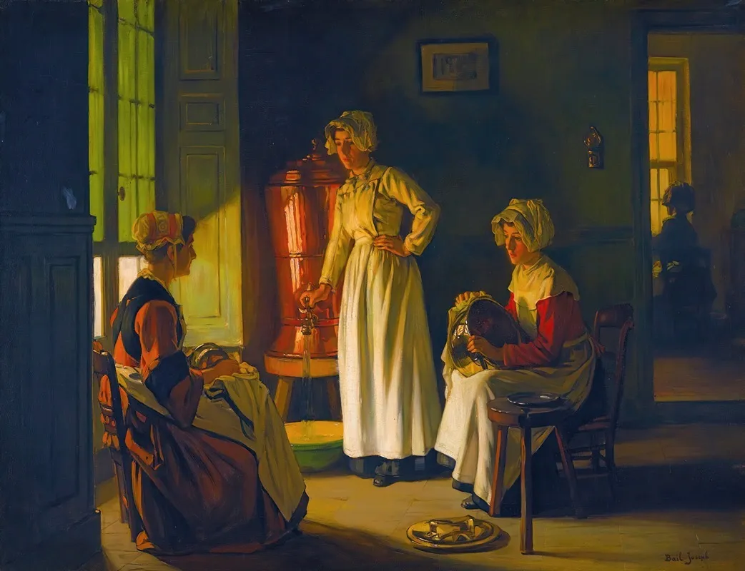 Les Polisseuses Wall Art by Joseph Bail - High-Resolution Digital Print