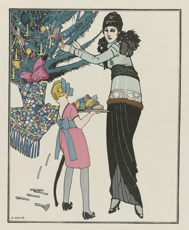 Les Preparatifs De Noel Robe Dapres Midi De Redfern