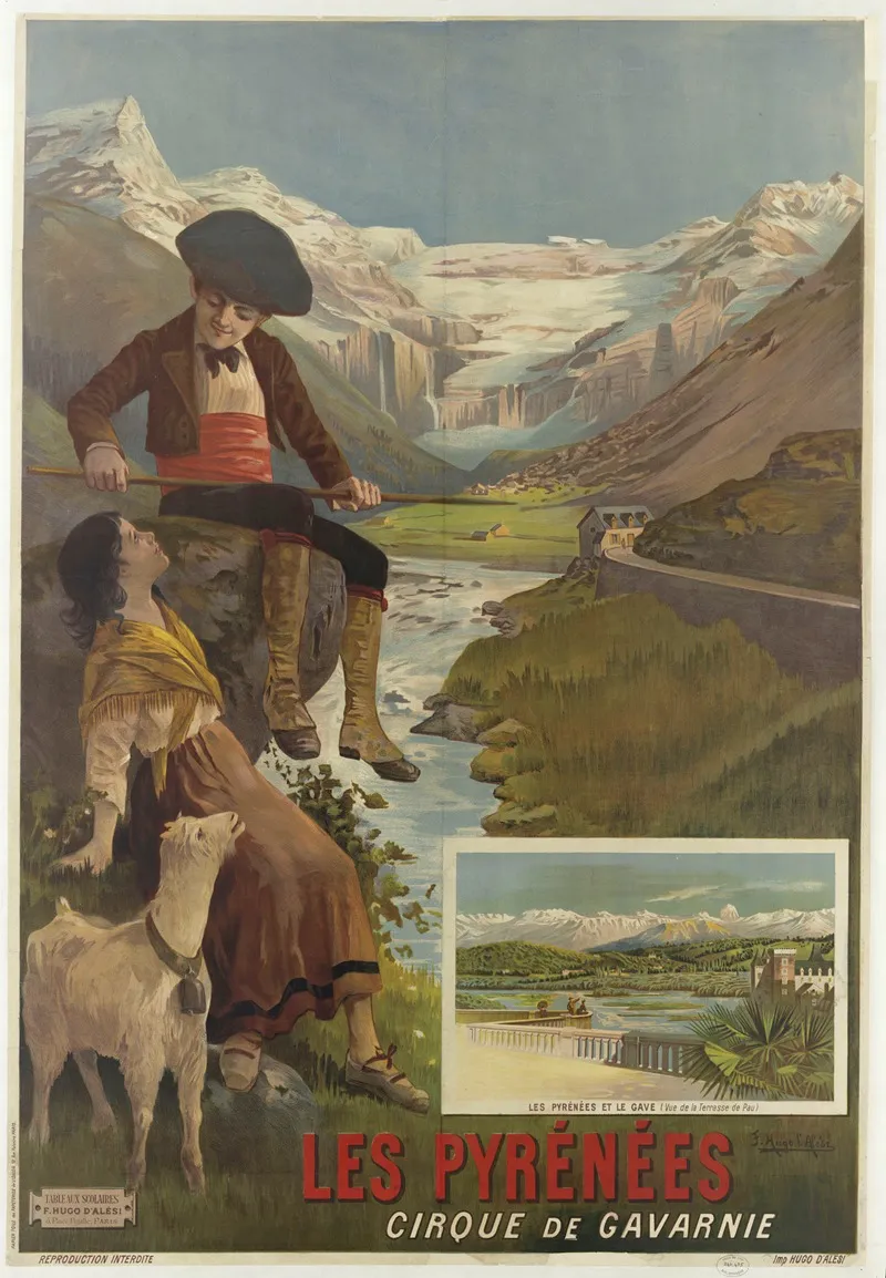 Les Pyrenees Cirque De Gavarnie Wall Art by Frederic Hugo d’Alési - High-Resolution Digital Print