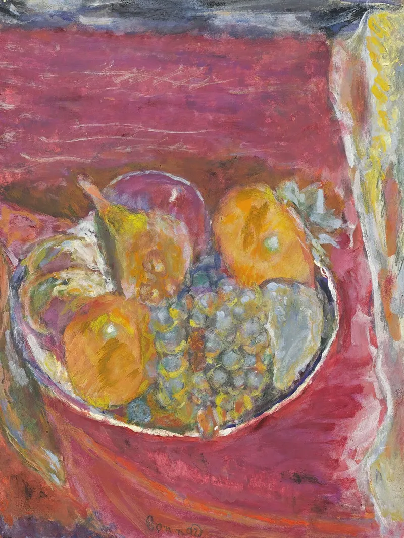 Les Raisins Wall Art by Pierre Bonnard - High-Resolution Digital Print