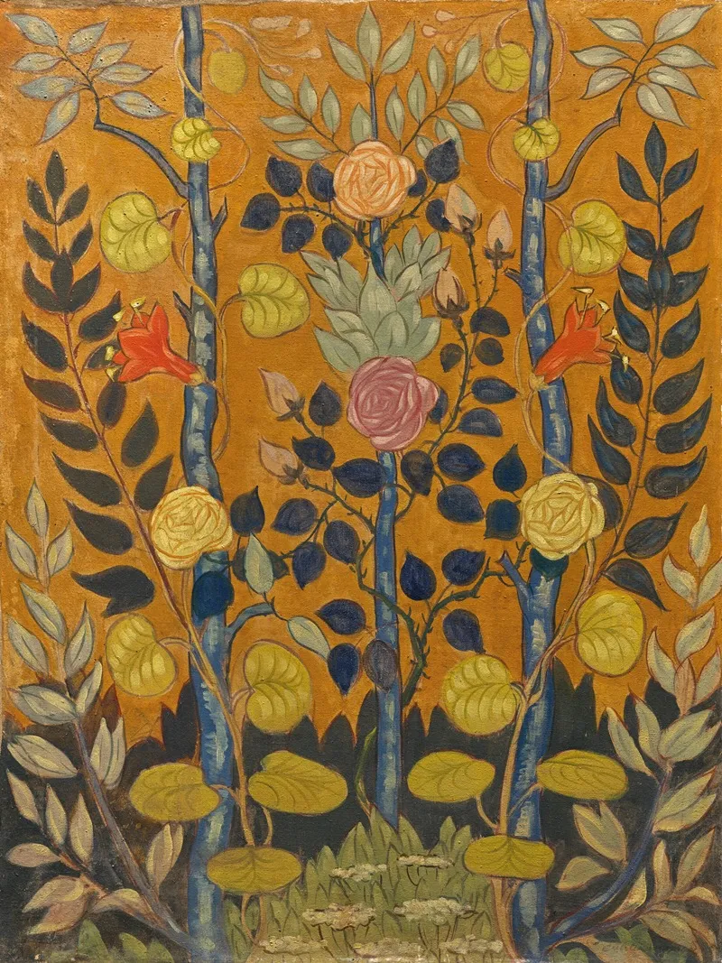 Les Roses Wall Art by Emile Bernard - High-Resolution Digital Print