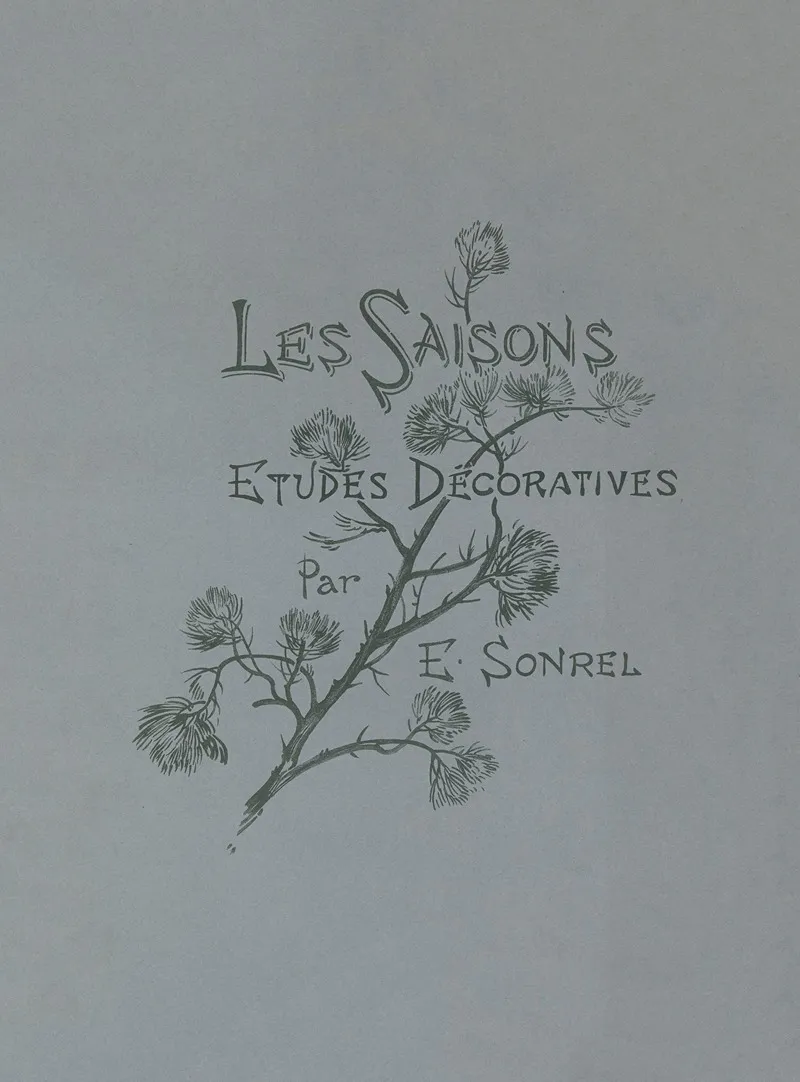 Les Saisons Cover 2 Wall Art by Elisabeth Sonrel - High-Resolution Digital Print