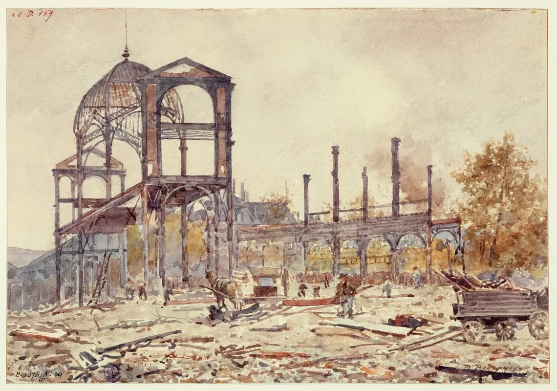 Les Travaux Du Marche Du Temple