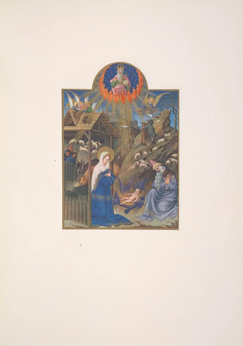 Les Tres Riches Heures Du Duc De Berry Pl 06 Wall Art by Henri Malo - High-Resolution Digital Print