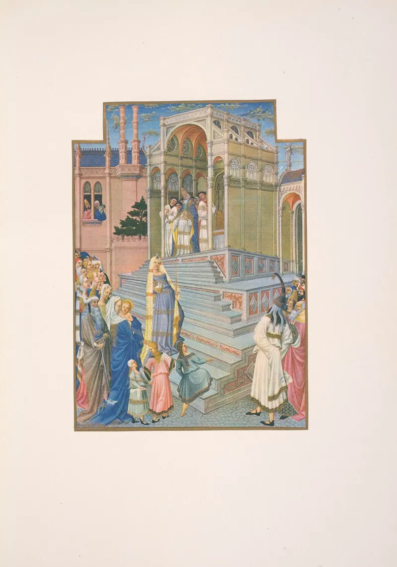 Les Tres Riches Heures Du Duc De Berry Pl 10 Wall Art by Henri Malo - High-Resolution Digital Print