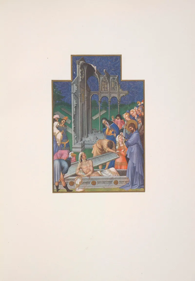 Les Tres Riches Heures Du Duc De Berry Pl 11 Wall Art by Henri Malo - High-Resolution Digital Print