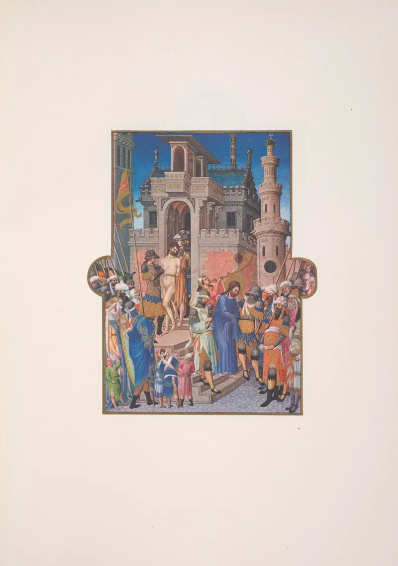 Les Tres Riches Heures Du Duc De Berry Pl 14 Wall Art by Henri Malo - High-Resolution Digital Print