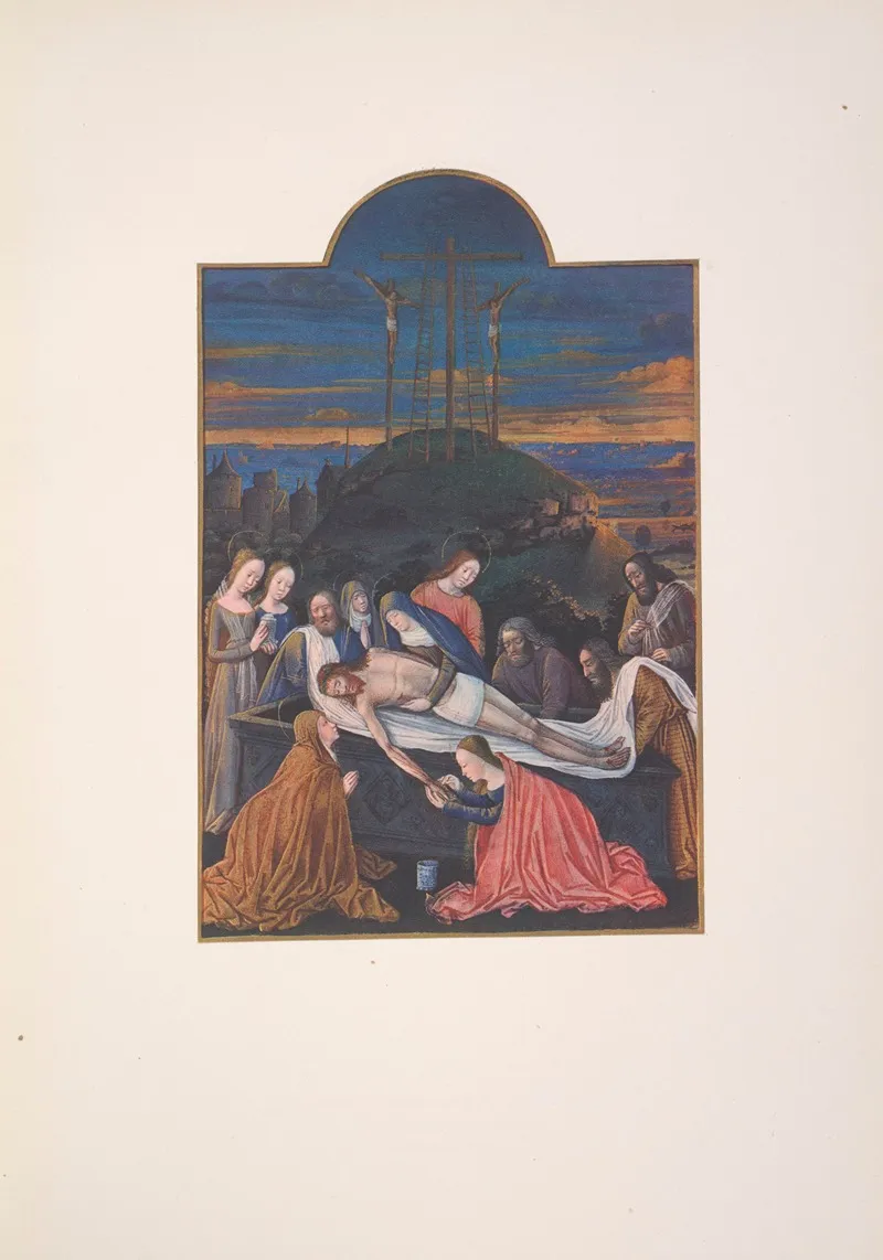 Les Tres Riches Heures Du Duc De Berry Pl 16 Wall Art by Henri Malo - High-Resolution Digital Print