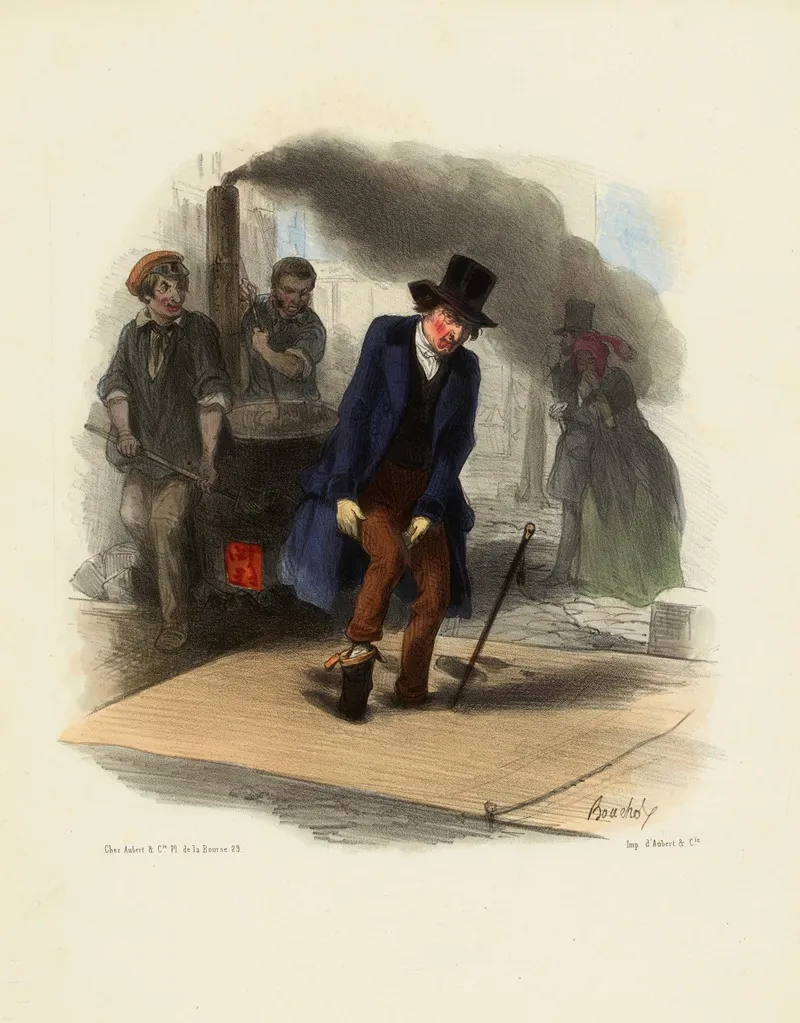 Les Trottoirs En Bitume Wall Art by Frédéric Bouchot - High-Resolution Digital Print