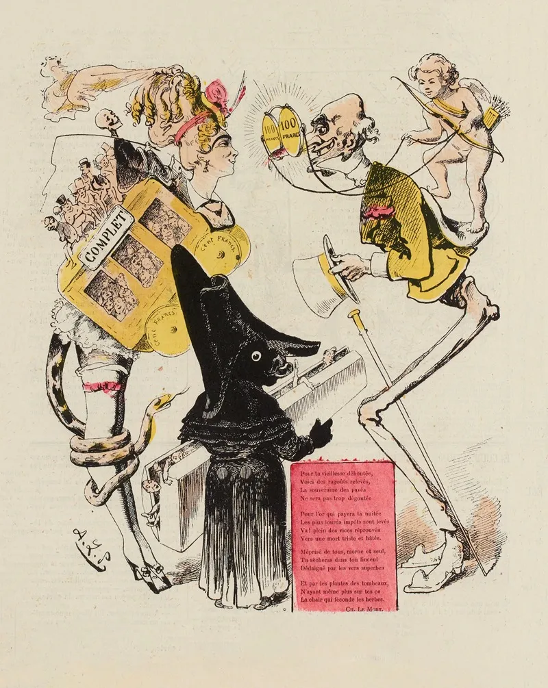 Les Victimes De Lamour Wall Art by Zut (Alfred Le Petit) - High-Resolution Digital Print