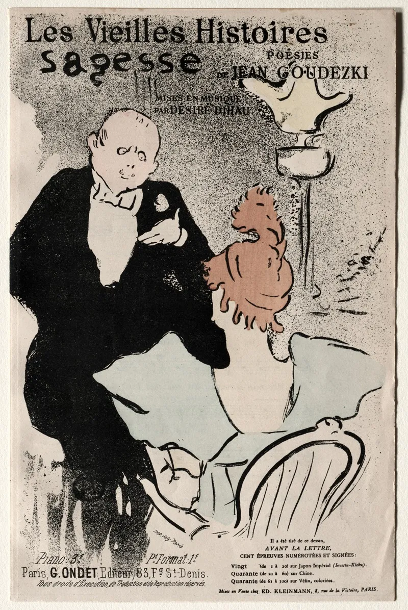 Les Vieilles Histoires Sagesse Wall Art by Henri de Toulouse-Lautrec - High-Resolution Digital Print