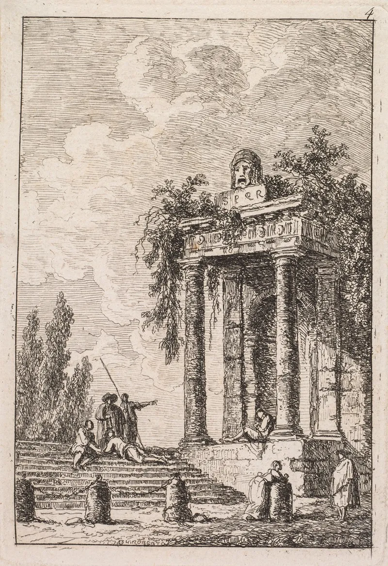 Lescalier Aux Quatre Bornes