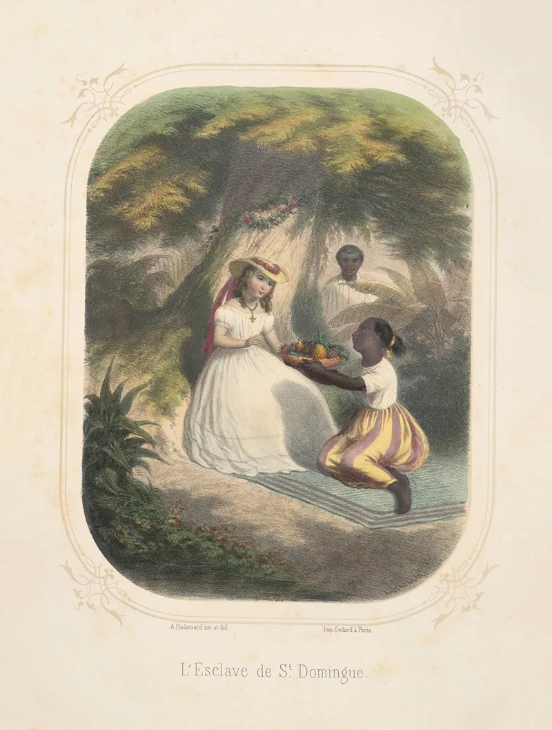 Lesclave De Saint Domingue Wall Art by François Grenier - High-Resolution Digital Print