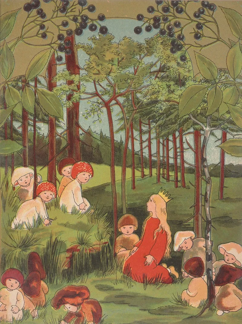 Lesna Krolewna Pl 07 Wall Art by Artur Oppman - High-Resolution Digital Print