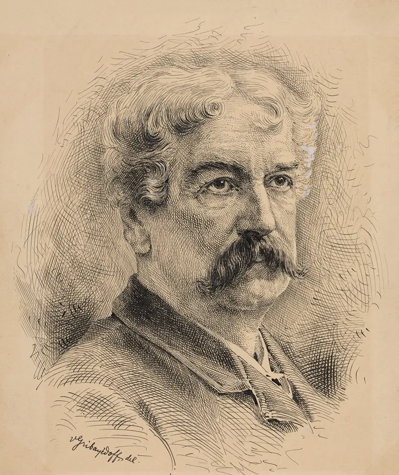 Lester Wallack 2 Wall Art by V. Gribayedoff - High-Resolution Digital Print