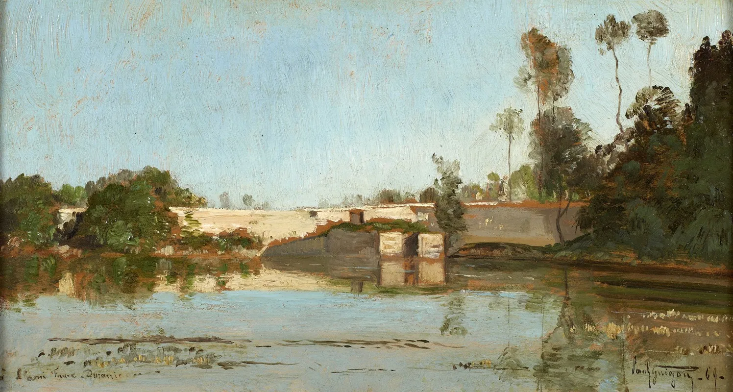 Letang Du Plessis Picquet Wall Art by Paul-Camille Guigou - High-Resolution Digital Print
