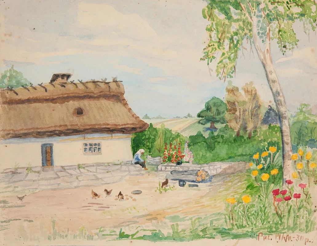 Letni Pejzaz Wiejski