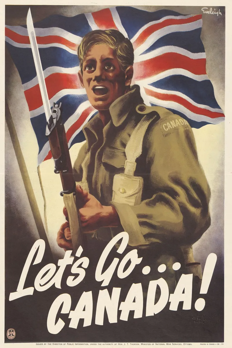 Lets Go Canada Wall Art by Henry Eveleigh - High-Resolution Digital Print