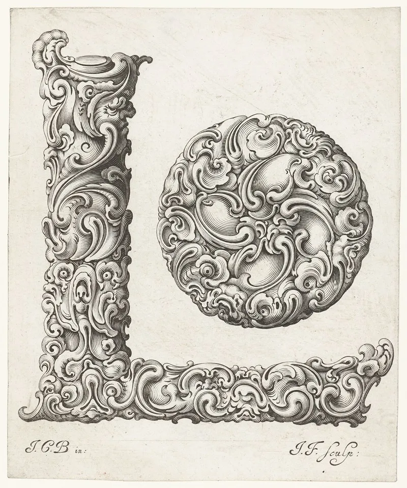 Letter L 2 Wall Art by Jeremias Falck - High-Resolution Digital Print