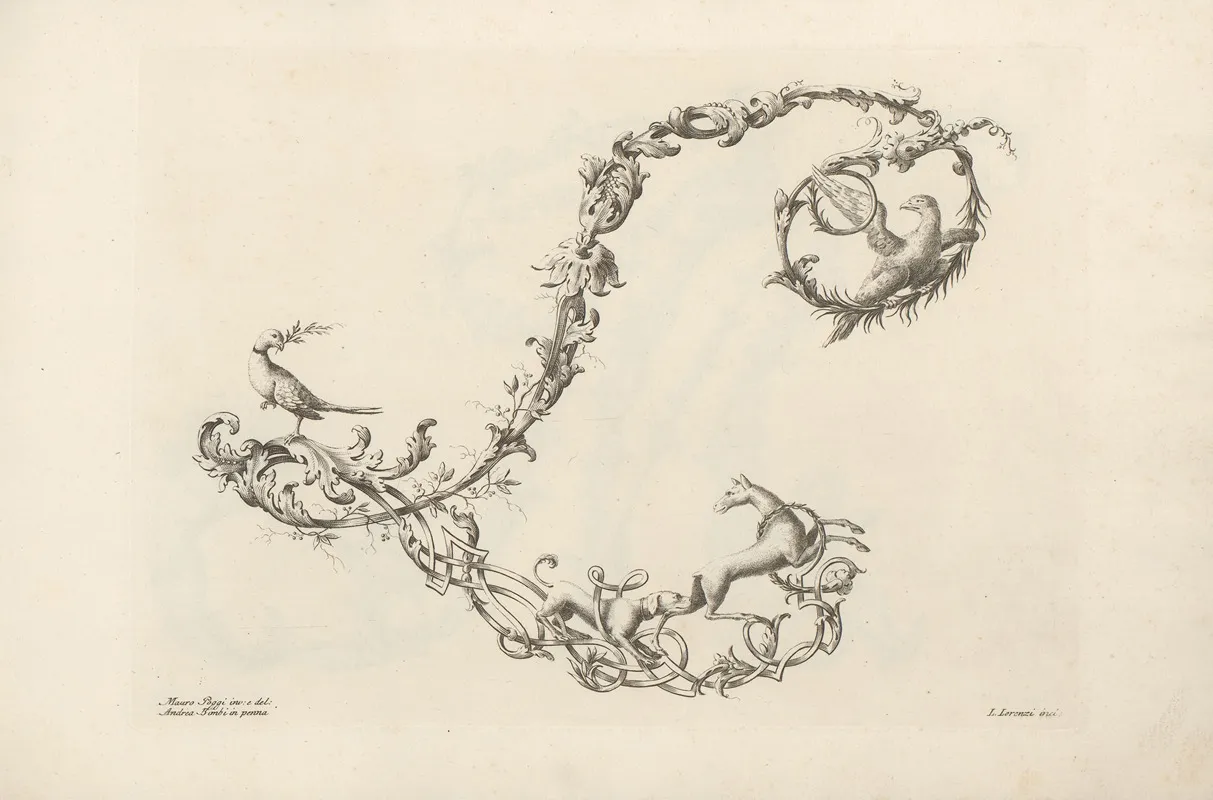 Letter L Wall Art by Mauro Poggi - High-Resolution Digital Print