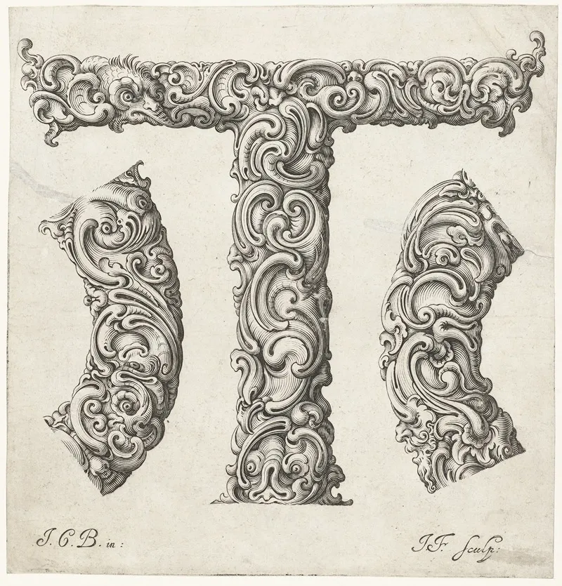 Letter T 2 Wall Art by Jeremias Falck - High-Resolution Digital Print