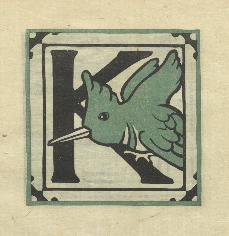 Letters Designed And Cut On Linoleum Blocks Pl 11 Wall Art by Columbia University Teachers College - High-Resolution Digital Print