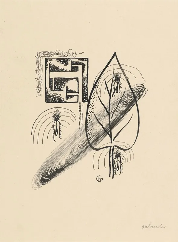 Letters From The Series Poems In Drawings
