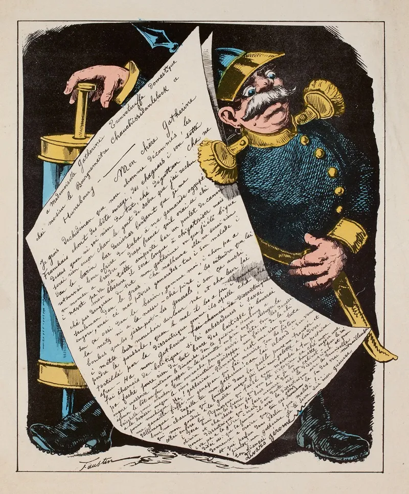 Lettre De Gerome A Catherine