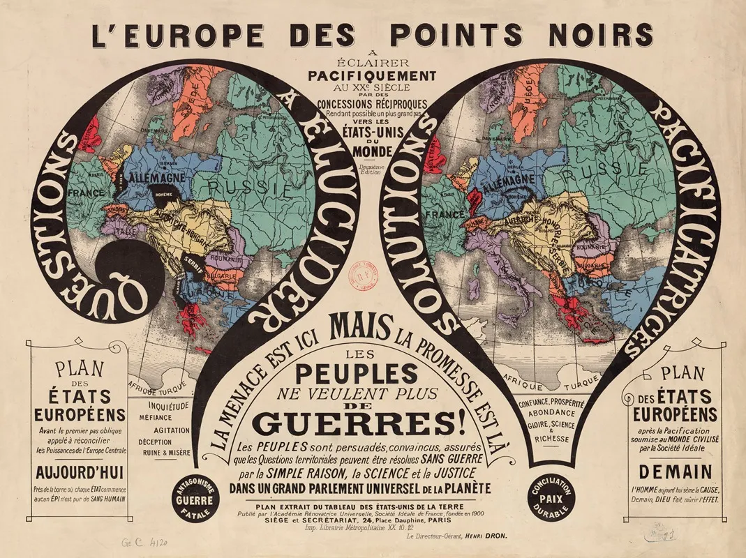 Leurope Des Points Noirs A Eclairer Pacifiquement Au Xxe Siecle
