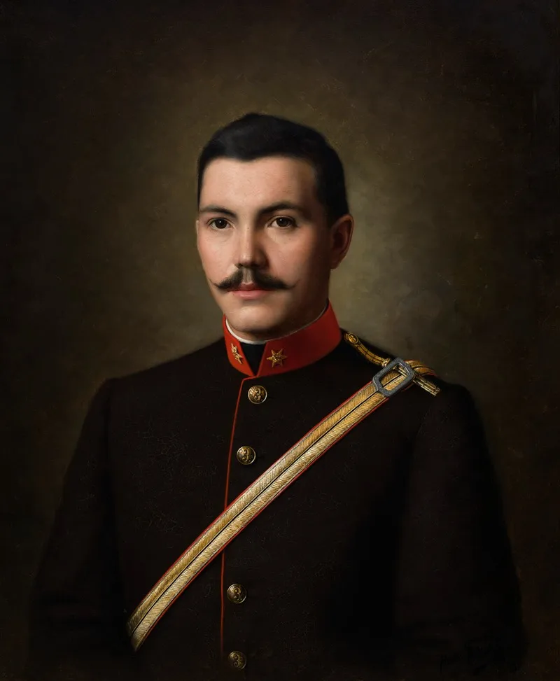 Leutnant Lieber In Uniform Wall Art by Roman Fekonja - High-Resolution Digital Print