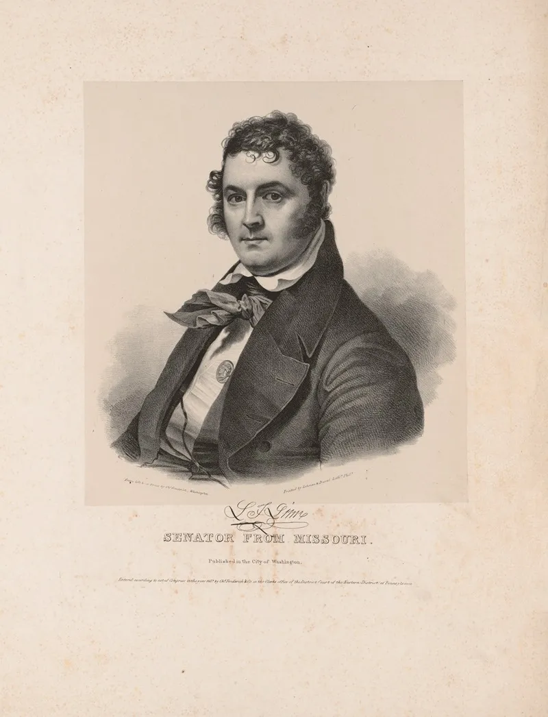 Lewis F Linn Senator From Missouri Wall Art by Charles Fenderich - High-Resolution Digital Print