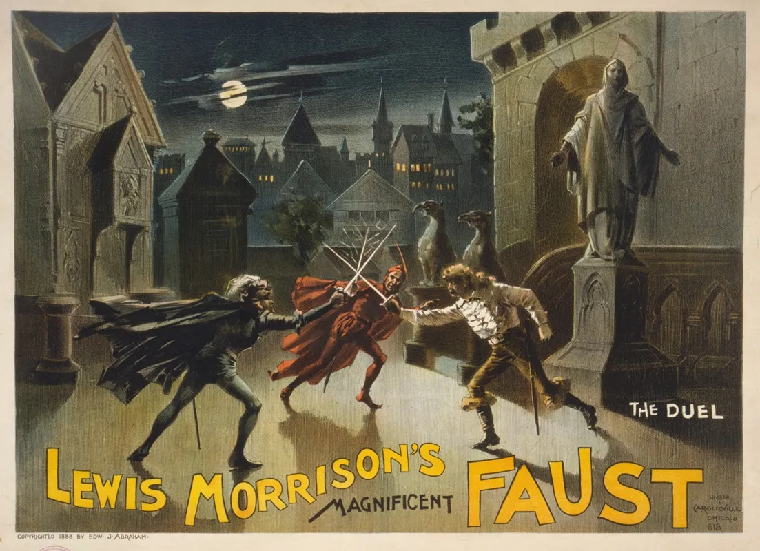 Lewis Morrisons Magnificent Faust Wall Art by Shober & Carqueville - High-Resolution Digital Print