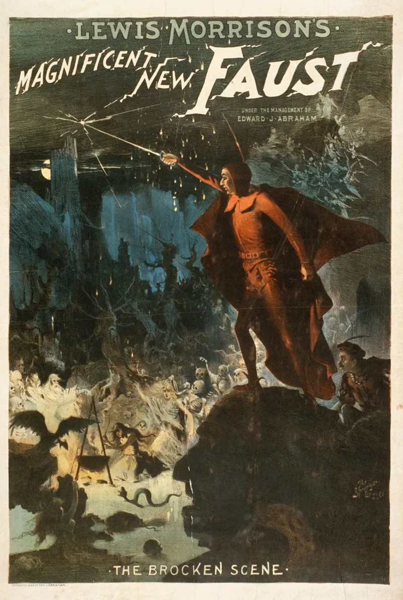 Lewis Morrisons Magnificent New Faust 2 Wall Art by Springer Litho. Co. - High-Resolution Digital Print