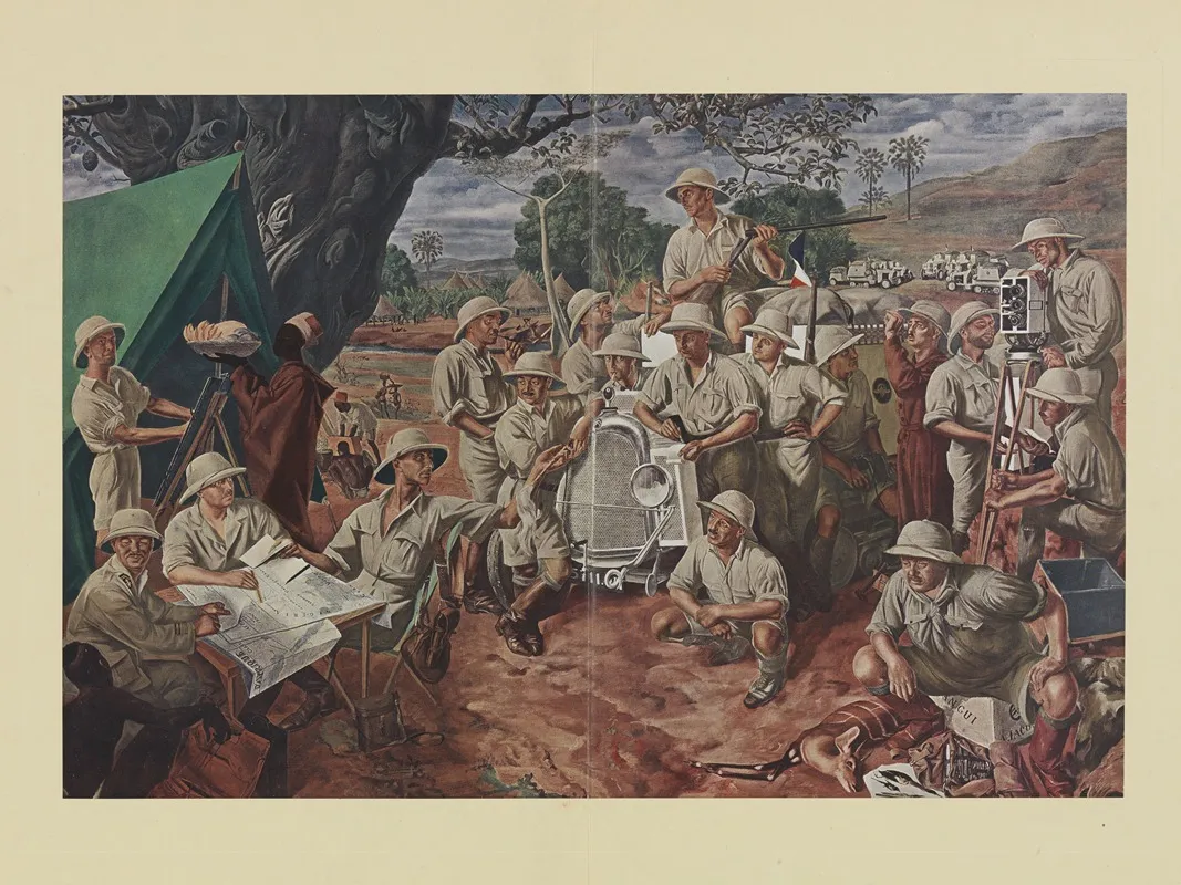 Lexpedition Wall Art by Alexandre Jacovleff - High-Resolution Digital Print