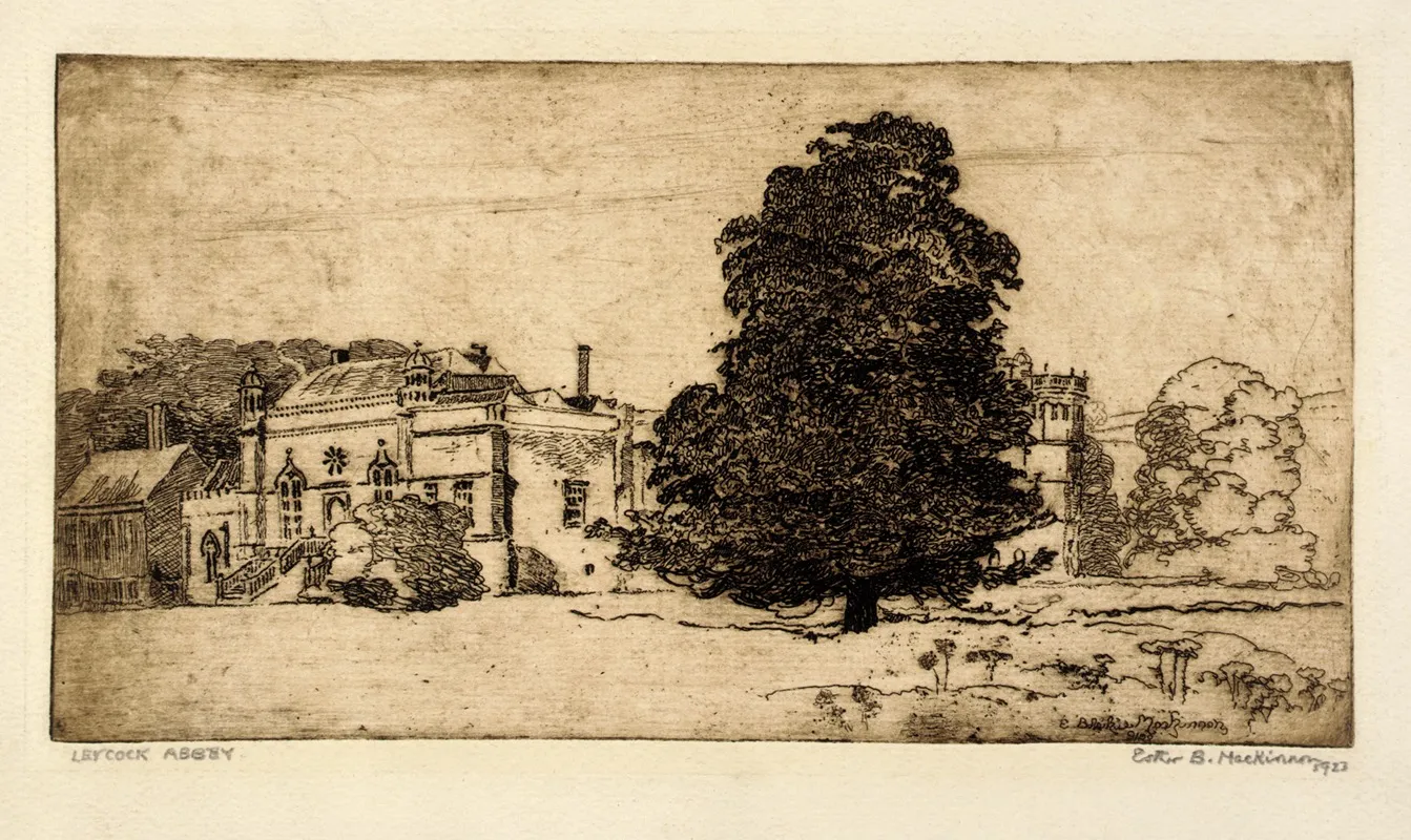Leycock Abbey Wall Art by Esther Blaikie MacKinnon - High-Resolution Digital Print