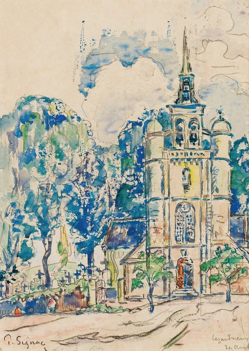 Lezardieux Wall Art by Paul Signac - High-Resolution Digital Print